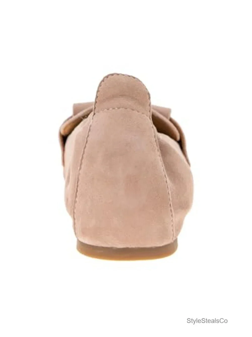 Women's Suede Loafer Flat Comfort Insole Flexible Almond Toe Pull-On